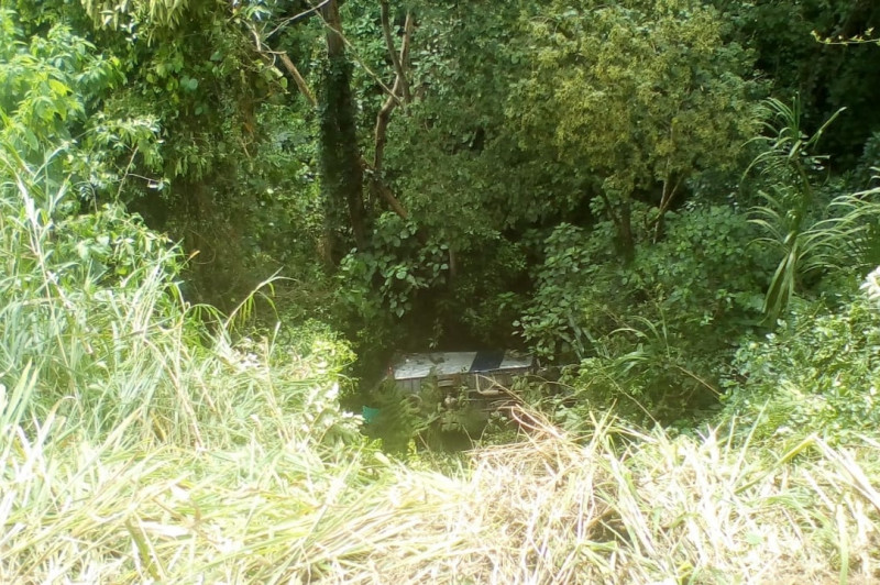 Cinco heridos en Rionegro por caída al abismo