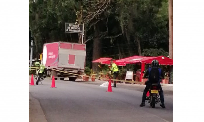 Peatón arrollado en la vía a San Gil