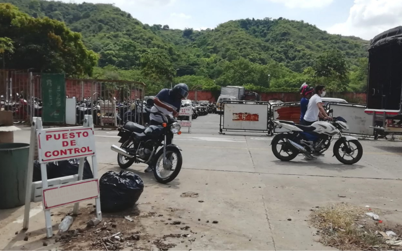 Nueve motos robadas de Tránsito de Bucaramanga