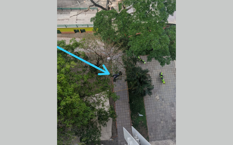 Se lanzó del viaducto García Cadena