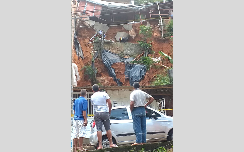 Se desplomó una vivienda en Las Villas