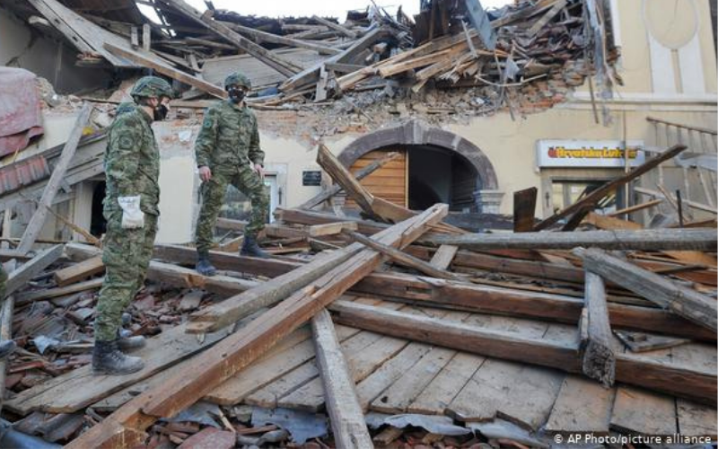 Desastroso terremoto en Croacia
