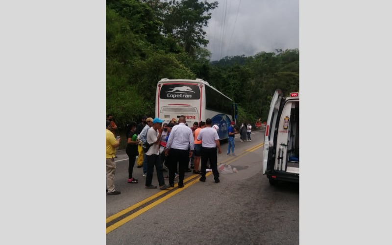 Peatón arrollado en la vía a Barrancabermeja