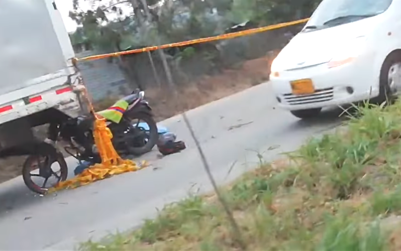 ¡Se ‘apagó’ el camión y una vida!