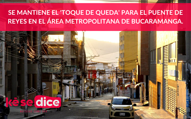 PMU: “Toque de Queda sigue en pie” en Santander