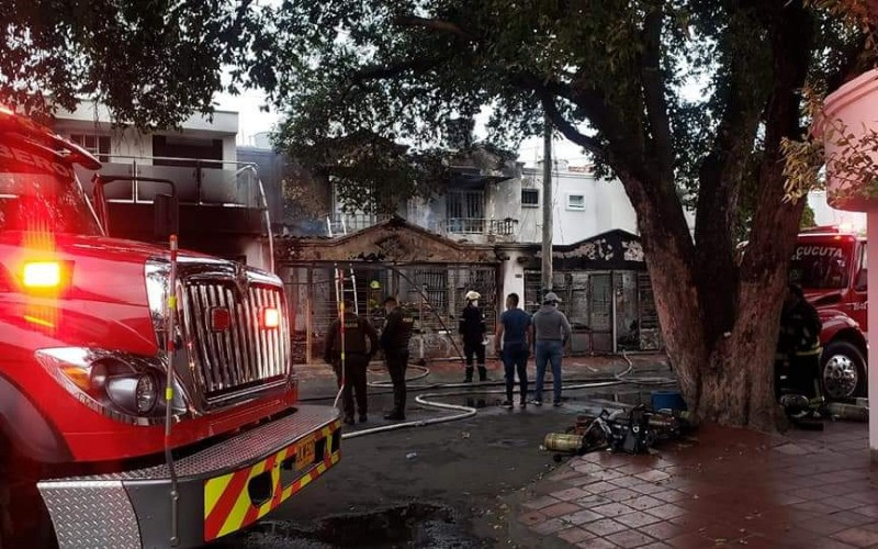 Incendio en Cúcuta deja 7 personas muertas