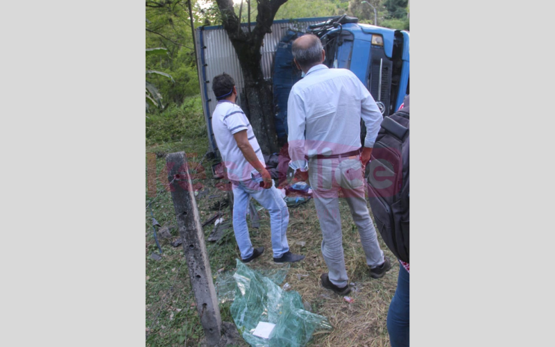 En imágenes: Fatal accidente en el sector de La Cemento