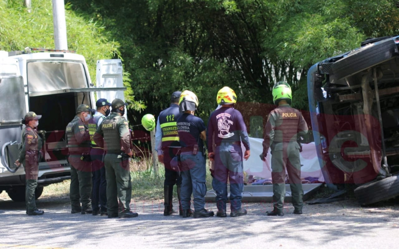 En imágenes: Fatal accidente en el sector de La Cemento