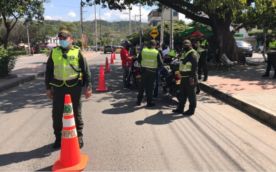 ‘Toque de Queda’ en tranquilidad en Girón