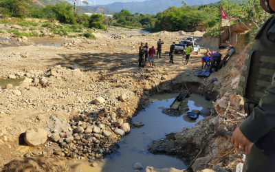 Capturaron a varias personas por minería ilegal