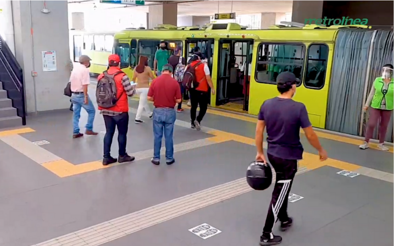 Metrolínea llama a un autocuidado más riguroso