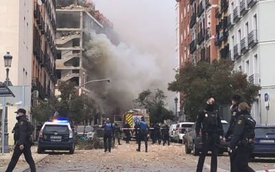 ¡Fuerte explosión en Madrid!