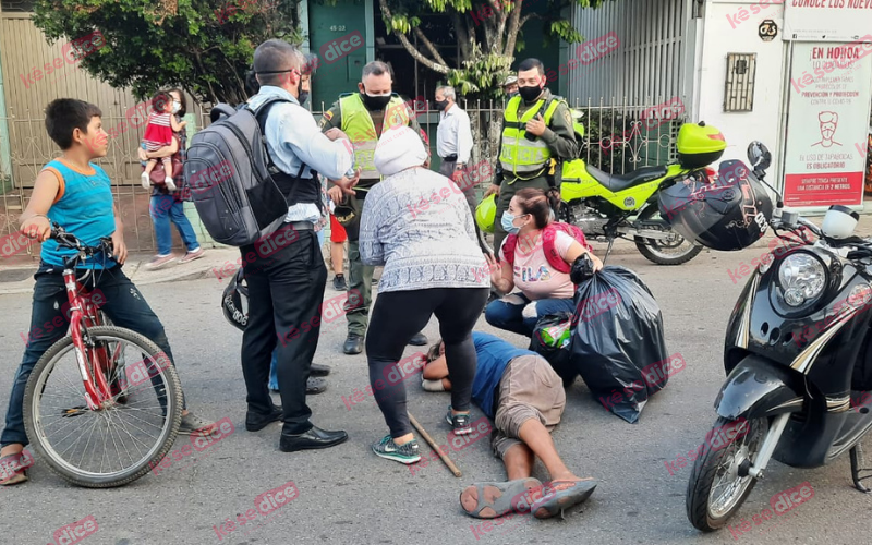 Se desplomó en la principal de El Poblado