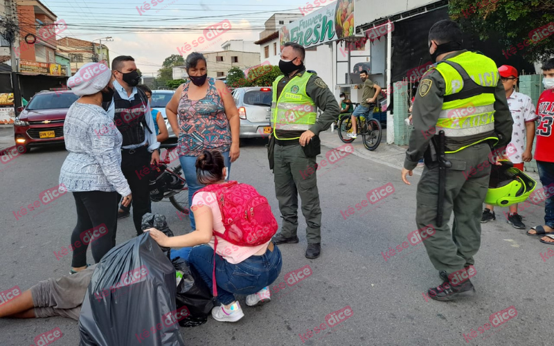 Se desplomó en la principal de El Poblado