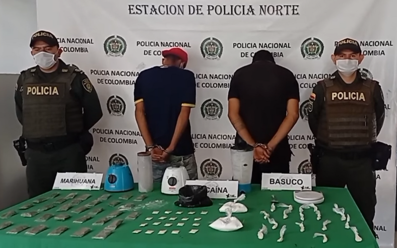 Capturados con la 'fábrica' de droga a la mano