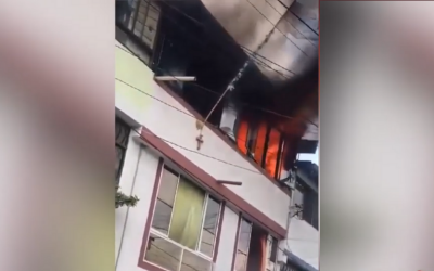 Incendio en apartamento de Meseta 1 en Girón