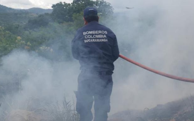 Más de 118 fuegos forestales en Bucaramanga en 2021