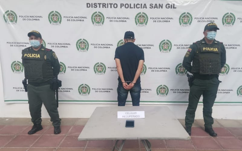 Detenido por Receptación en San Gil