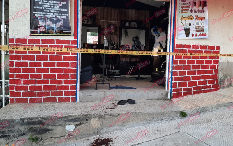 Ataque violento en barbería de Las Villas, Floridablanca