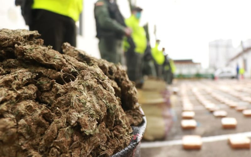 Policía incauta media tonelada de marihuana