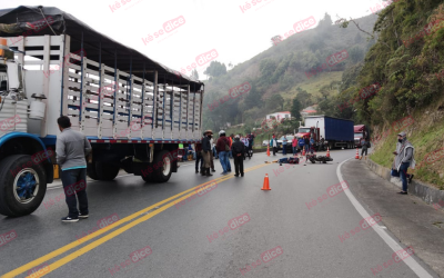 Motociclista fallecido en la vía hacia Pamplona