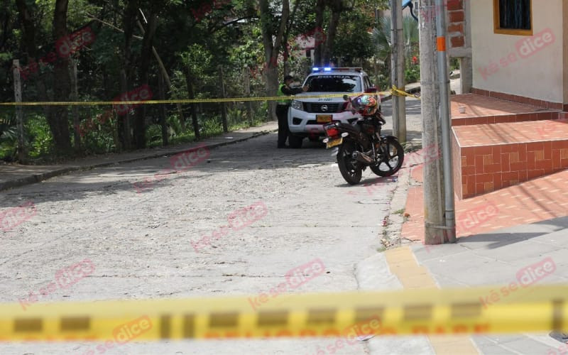 Violento ataque con arma de fuego en Floridablanca