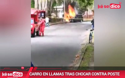 Pasó de la sacudida al intenso calor por un choque