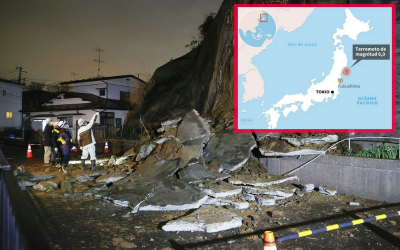 En video: Japón fue perturbado por un terremoto de 7,0