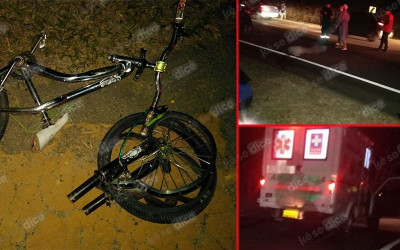 El ‘fantasma’ acabó con la vida de un ciclista en San Gil