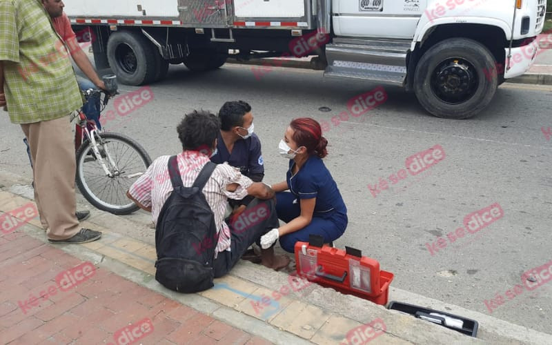 Accidente de película en la carrera 26 de Girón