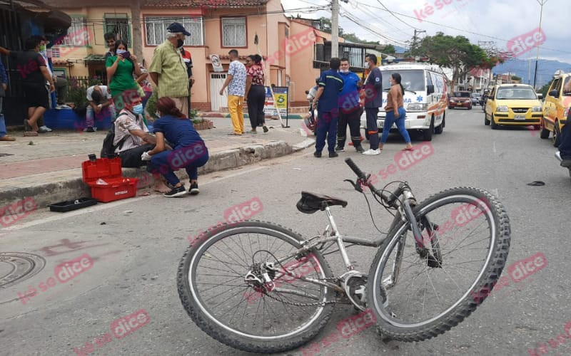 Accidente de película en la carrera 26 de Girón