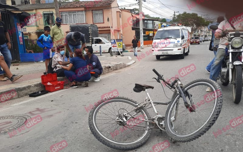 Accidente de película en la carrera 26 de Girón