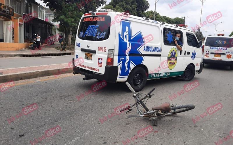 Accidente de película en la carrera 26 de Girón