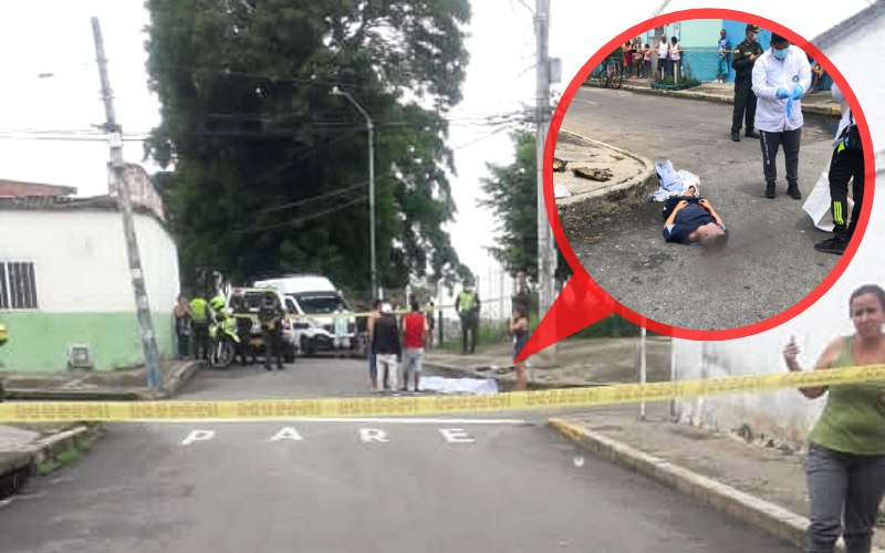 Homicidio perpetrado con arma de fuego en el Gaitán