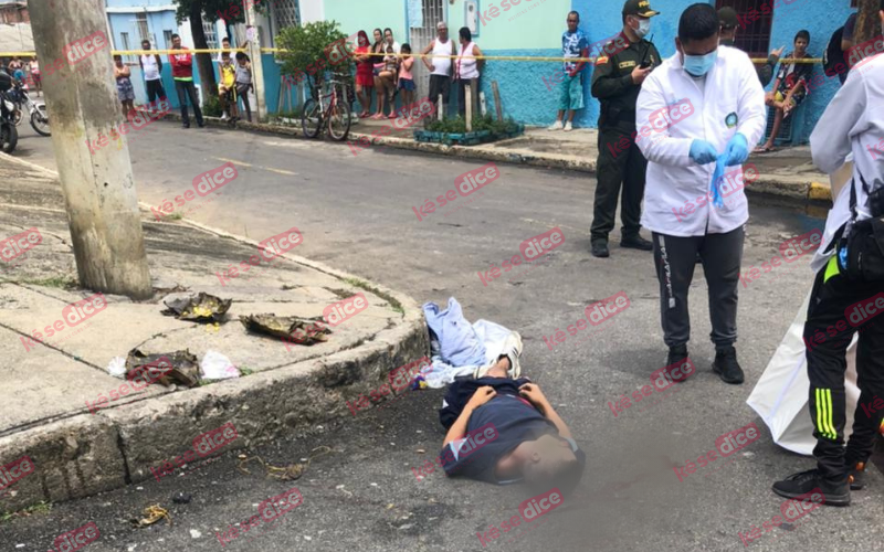 Homicidio perpetrado con arma de fuego en el Gaitán