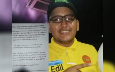 Edil amenazado con panfleto en Barrancabermeja