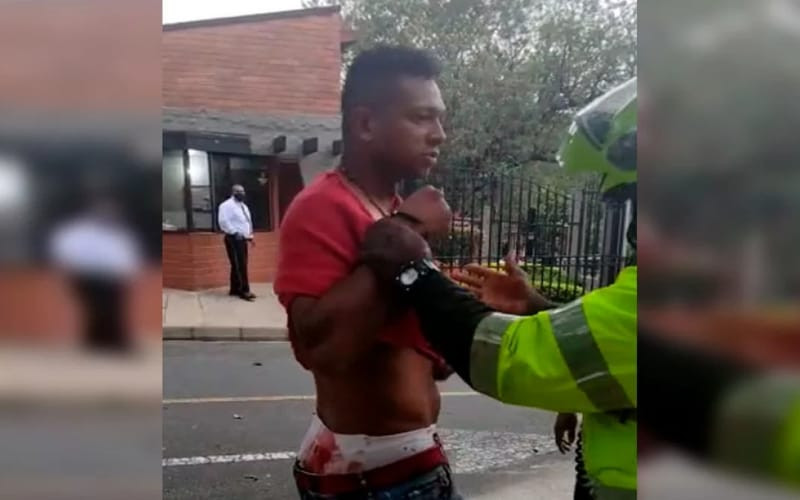 En video: Jugador Guarín detenido en riña familiar