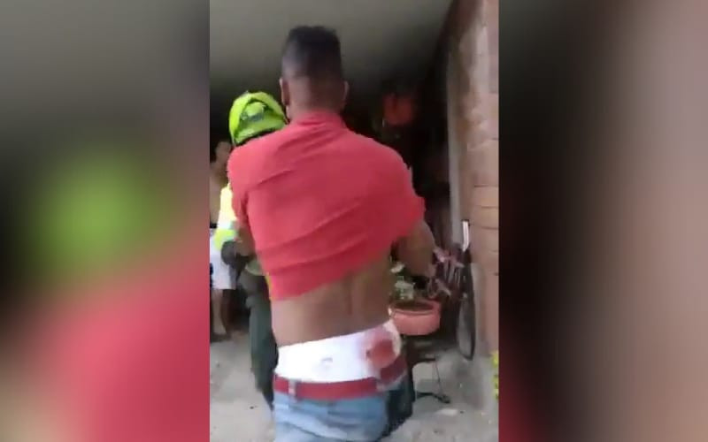 En video: Jugador Guarín detenido en riña familiar