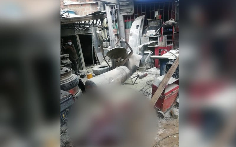 Explosión mortal en los talleres de Chimitá