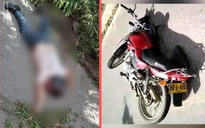 Video: Motorizado fallece en curva de la vía a Matanza