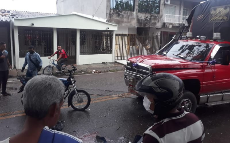 La ‘jornada’ de don Orlando terminó en un choque