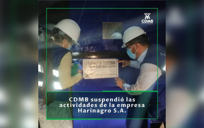 Cdmb selló de manera preventiva a Harinagro S.A.