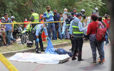 Muere motociclista en la calle 45 de Bucaramanga