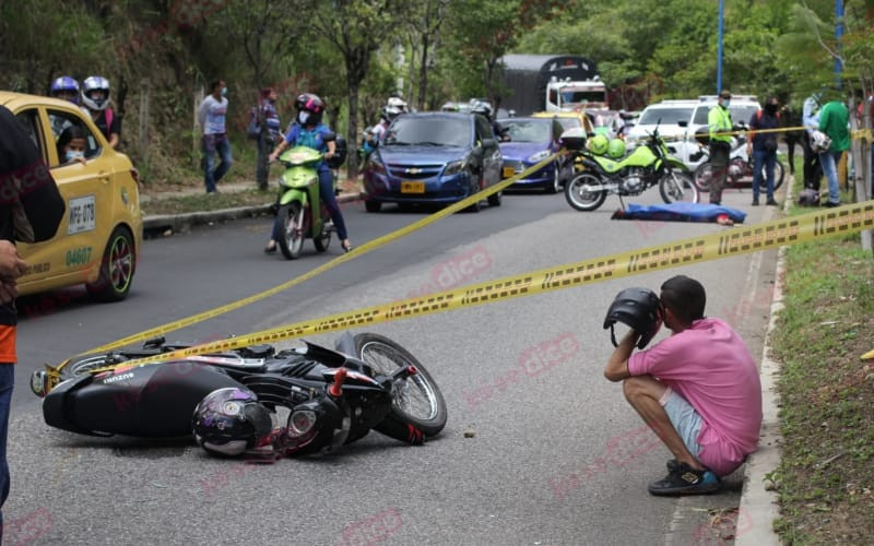 Muere motociclista en la calle 45 de Bucaramanga