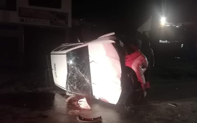 Estrelló un bus en Oiba y se voló