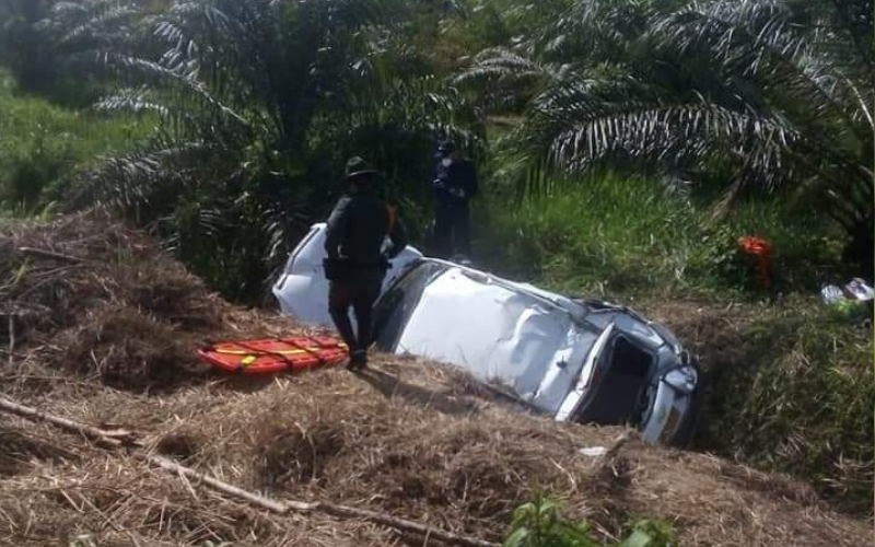 ¡Tremendo accidente al que sobrevivieron!