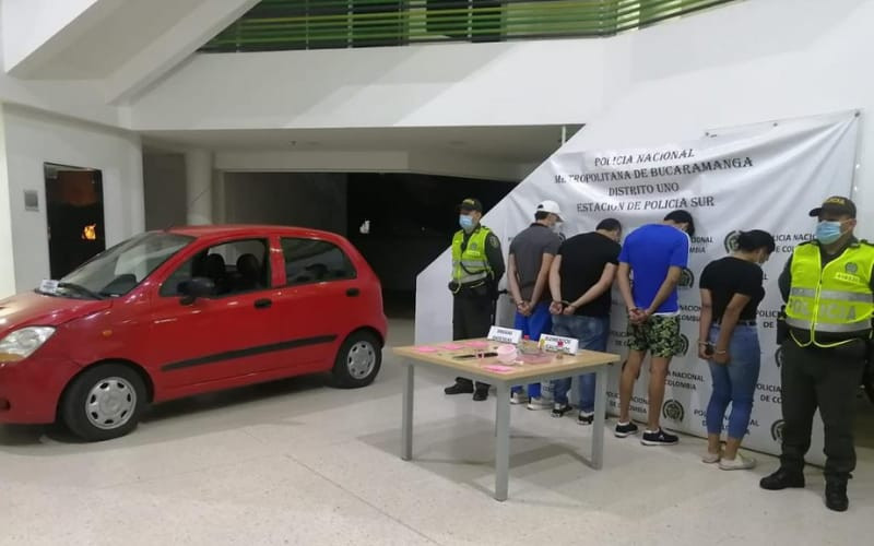 ¡En el carro llevaban ‘cocaína rosa’!