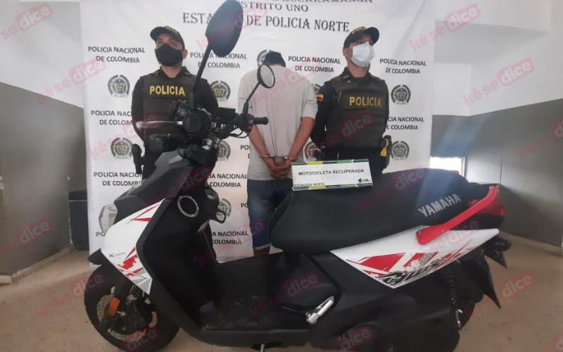 ‘Rodaba’ por el Girardot en moto hurtada