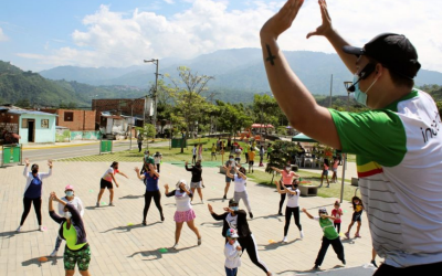 Festival comunitario en el barrio Bucaramanga