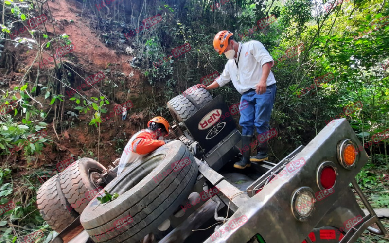 Conductor murió aprisionado en El Guamito, Lebrija